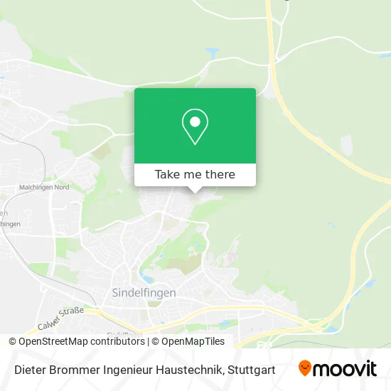 Карта Dieter Brommer Ingenieur Haustechnik