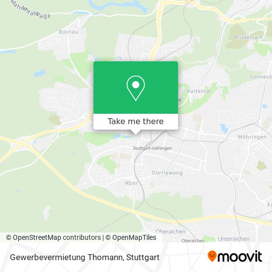 Gewerbevermietung Thomann map