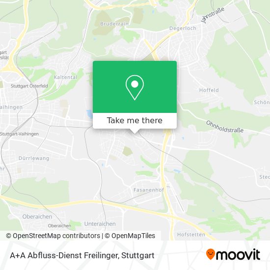 A+A Abfluss-Dienst Freilinger map