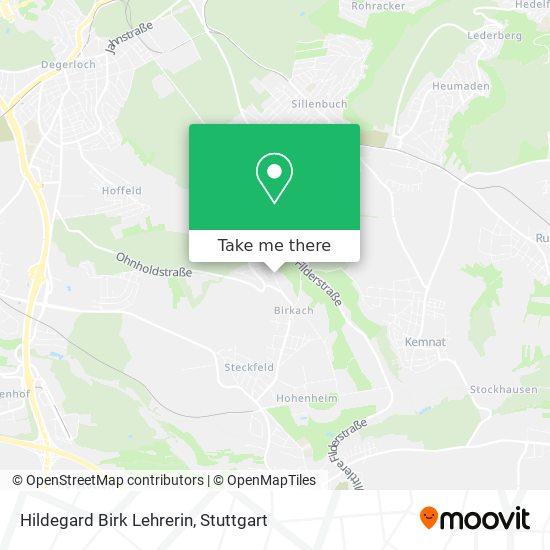 Hildegard Birk Lehrerin map