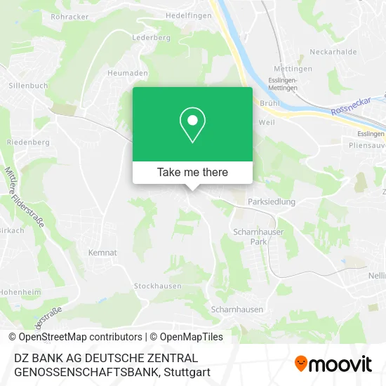 Карта DZ BANK AG DEUTSCHE ZENTRAL GENOSSENSCHAFTSBANK