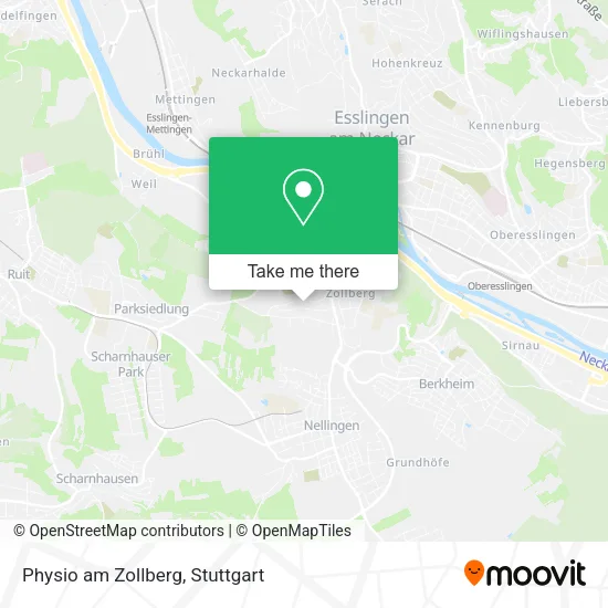 Карта Physio am Zollberg