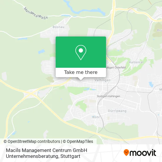 Карта Macils Management Centrum GmbH Unternehmensberatung