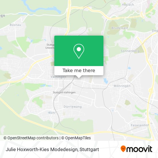 Julie Hoxworth-Kies Modedesign map