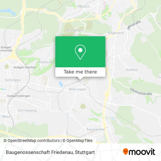 Baugenossenschaft Friedenau map