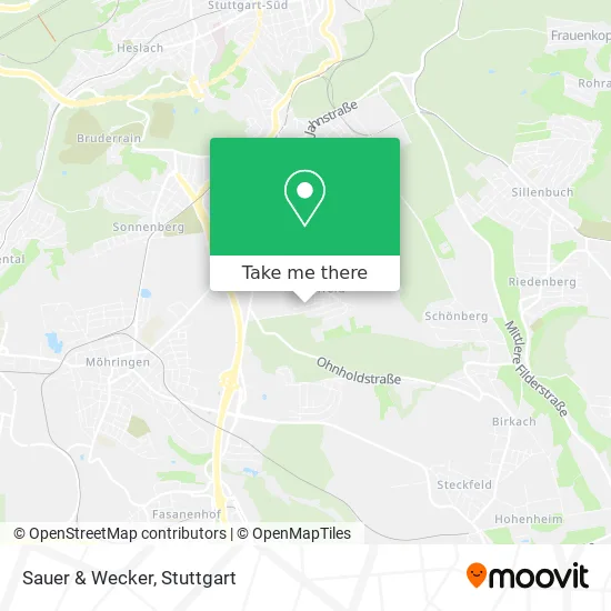 Карта Sauer & Wecker