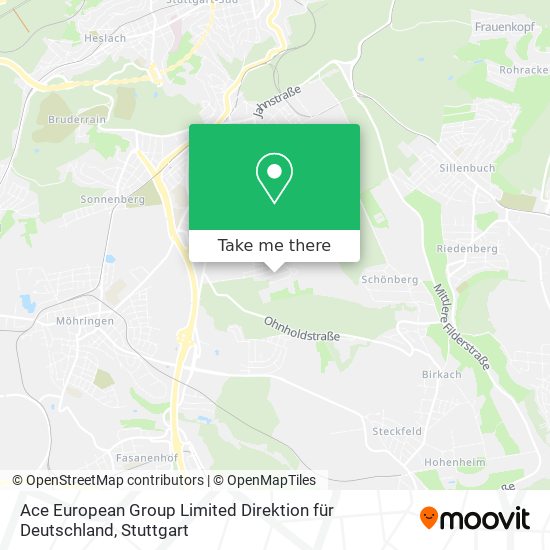 Ace European Group Limited Direktion für Deutschland map
