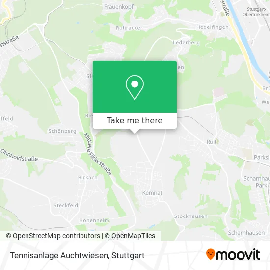 Карта Tennisanlage Auchtwiesen
