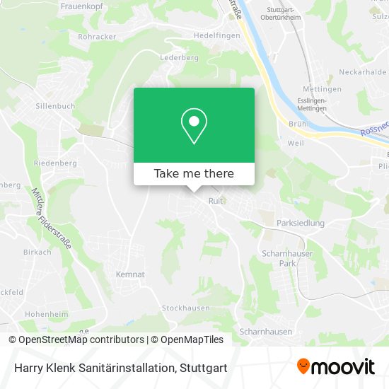 Harry Klenk Sanitärinstallation map