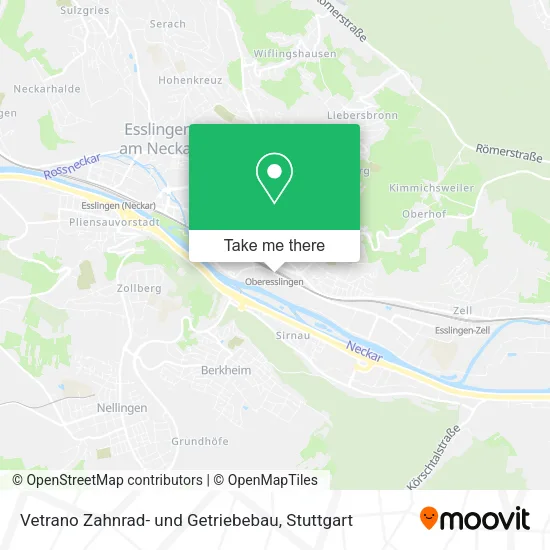 Карта Vetrano Zahnrad- und Getriebebau
