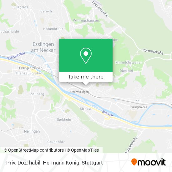 Priv. Doz. habil. Hermann König map