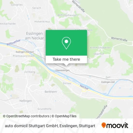Карта auto domicil Stuttgart GmbH, Esslingen