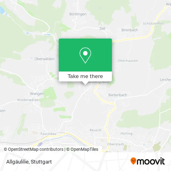 Карта Allgäulilie