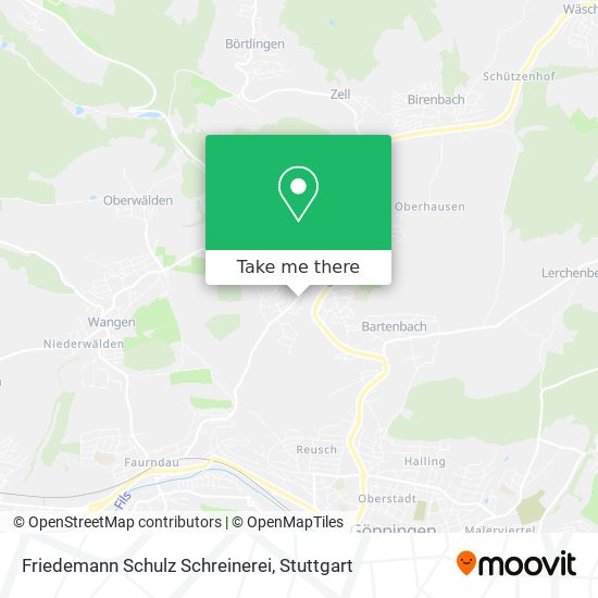 Friedemann Schulz Schreinerei map