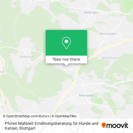 Pfoten Mahlzeit Ernährungsberatung für Hunde und Katzen map