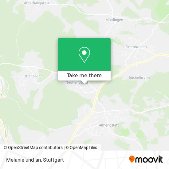 Карта Melanie und an