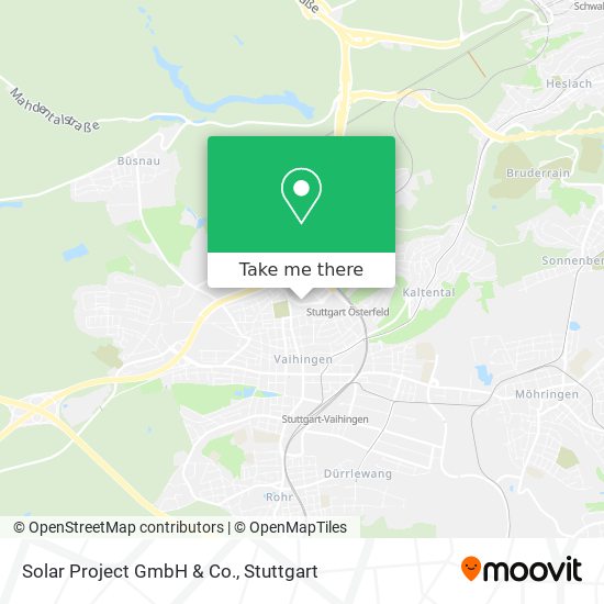 Solar Project GmbH & Co. map