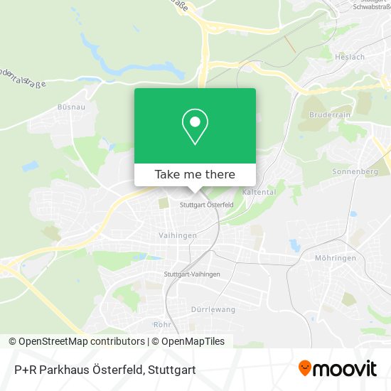 P+R Parkhaus Österfeld map