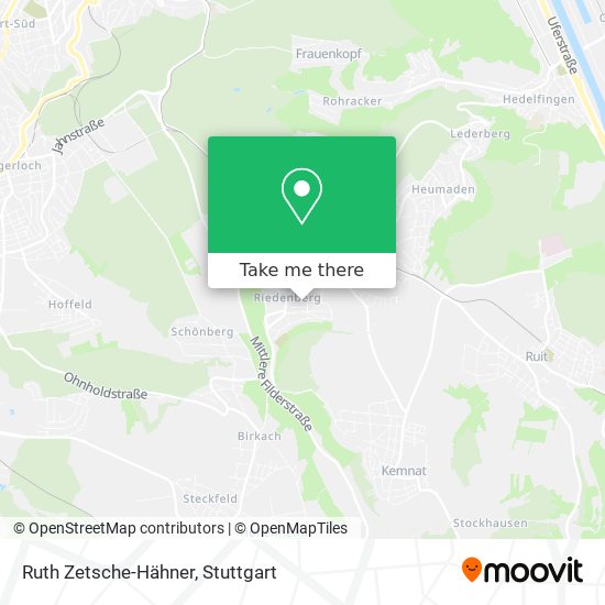 Ruth Zetsche-Hähner map