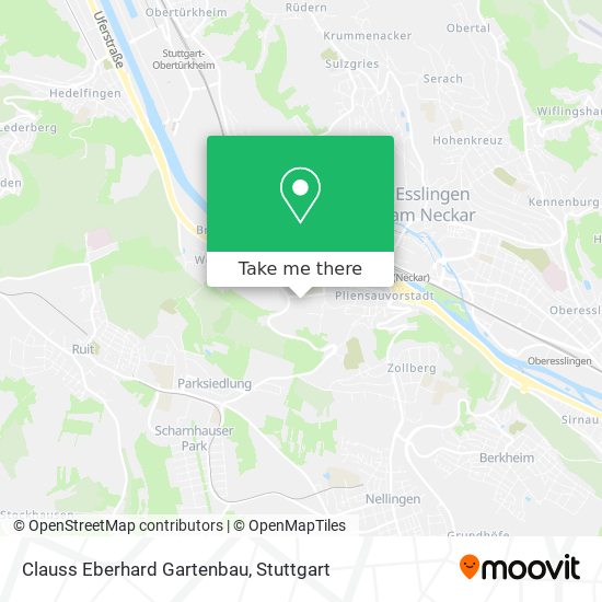 Clauss Eberhard Gartenbau map