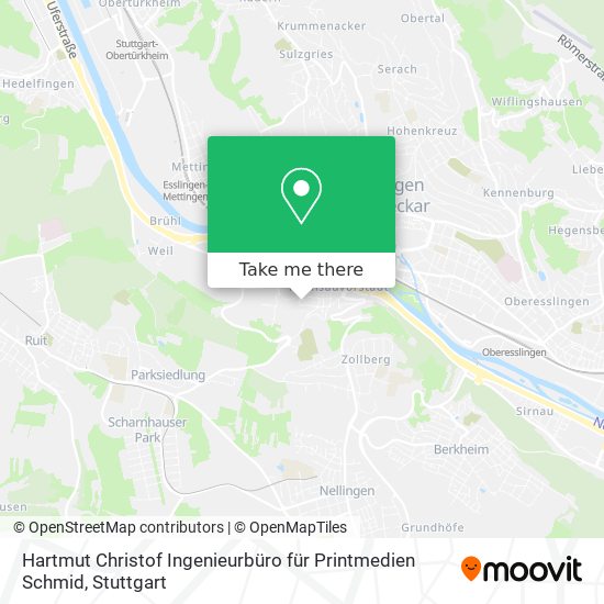 Hartmut Christof Ingenieurbüro für Printmedien Schmid map