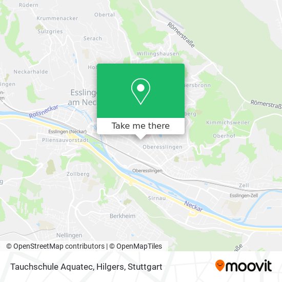 Tauchschule Aquatec, Hilgers map