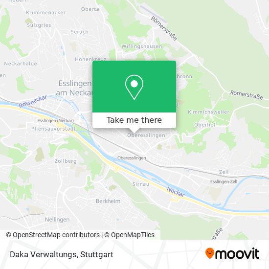 Daka Verwaltungs map