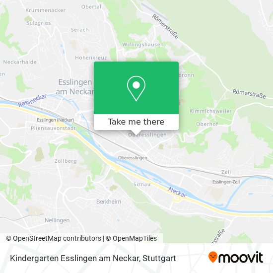 Kindergarten Esslingen am Neckar map