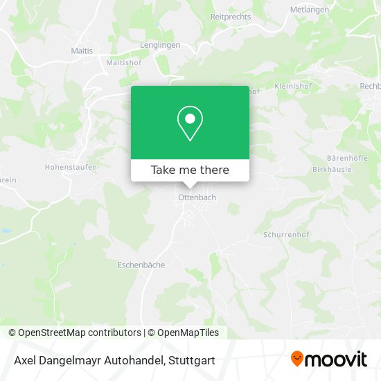 Axel Dangelmayr Autohandel map