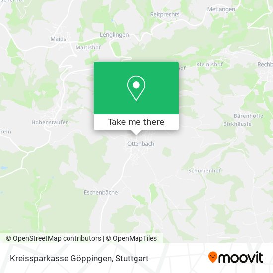 Kreissparkasse Göppingen map