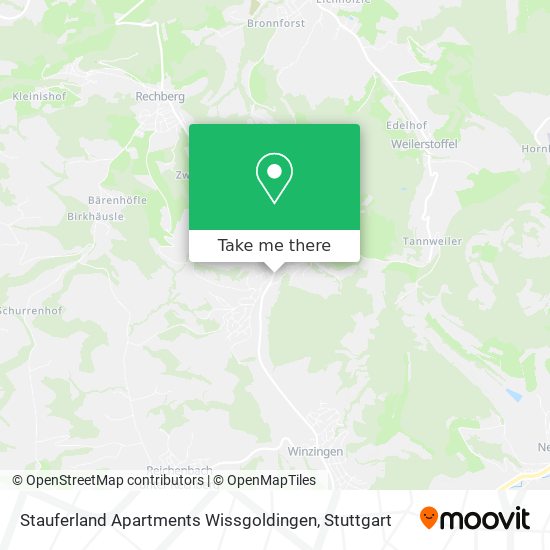 Карта Stauferland Apartments Wissgoldingen