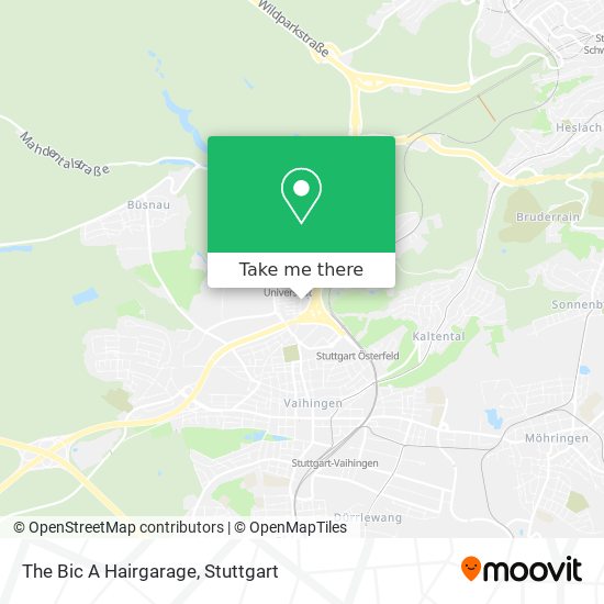 The Bic A Hairgarage map