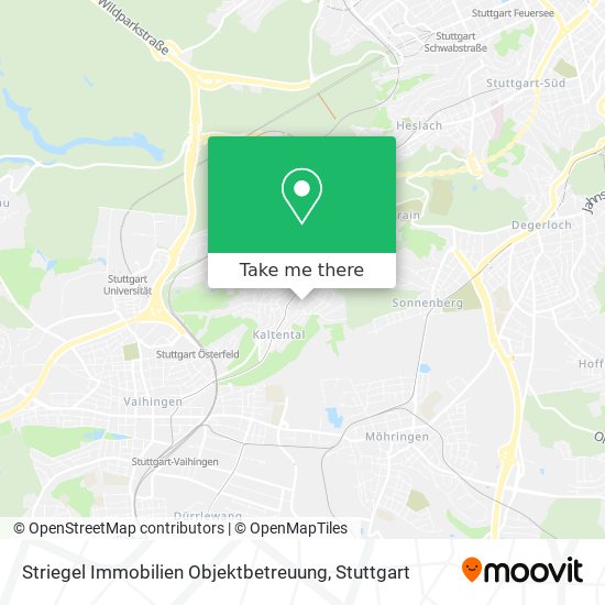 Striegel Immobilien Objektbetreuung map