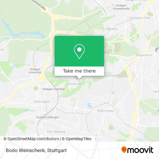 Карта Bodo Weinschenk