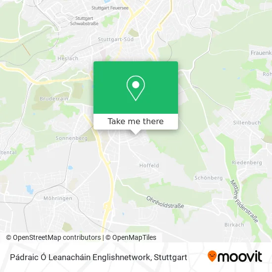 Карта Pádraic Ó Leanacháin Englishnetwork