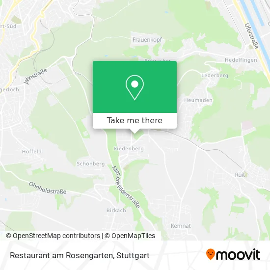 Карта Restaurant am Rosengarten