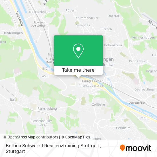 Карта Bettina Schwarz I Resilienztraining Stuttgart