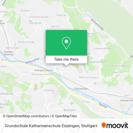 Карта Grundschule Katharinenschule Esslingen