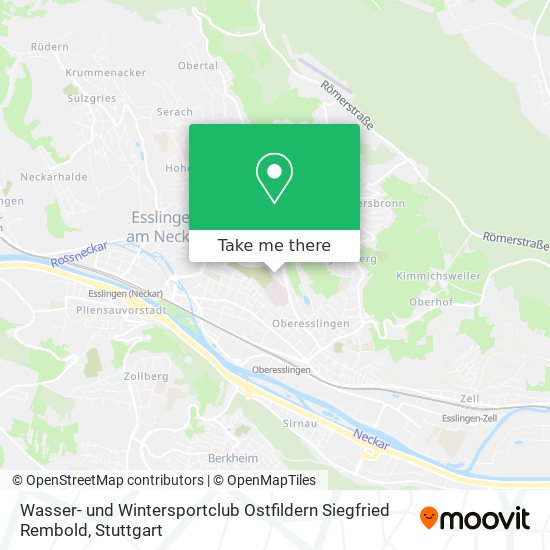 Wasser- und Wintersportclub Ostfildern Siegfried Rembold map