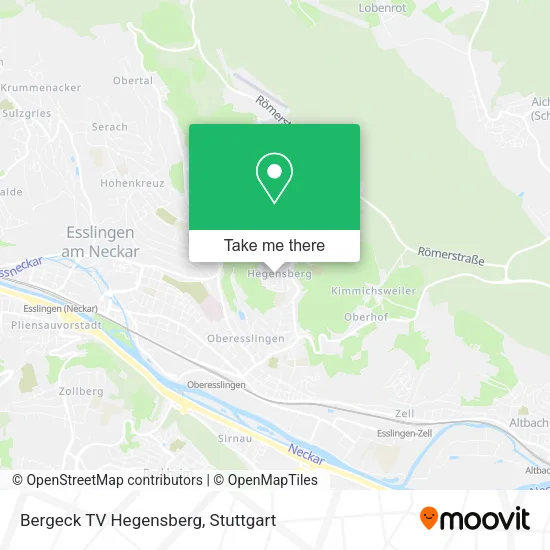 Карта Bergeck TV Hegensberg