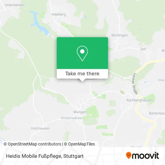 Карта Heidis Mobile Fußpflege