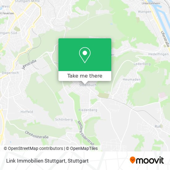 Link Immobilien Stuttgart map