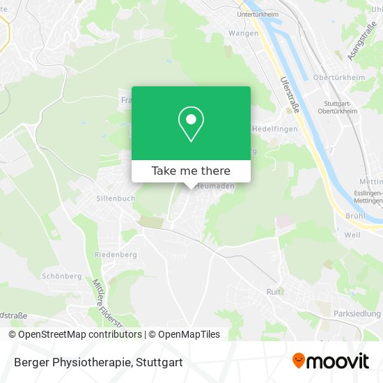 Berger Physiotherapie map