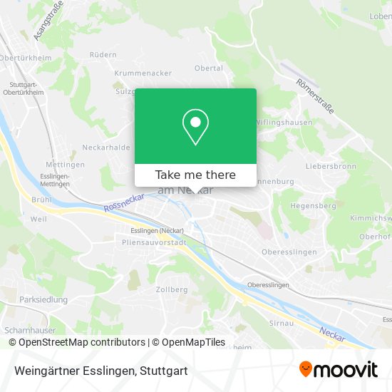 Карта Weingärtner Esslingen