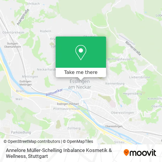 Карта Annelore Müller-Schelling Inbalance Kosmetik & Wellness