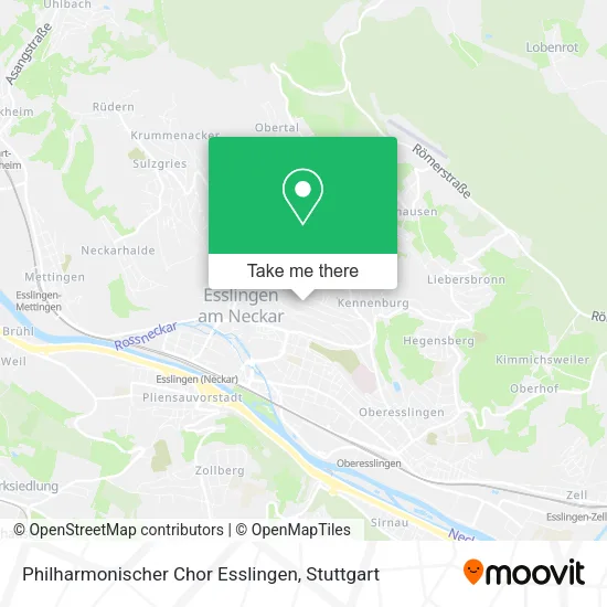 Карта Philharmonischer Chor Esslingen