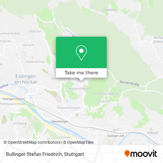 Bullinger Stefan Friedrich map