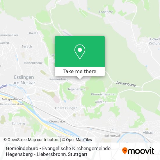 Gemeindebüro - Evangelische Kirchengemeinde Hegensberg - Liebersbronn map