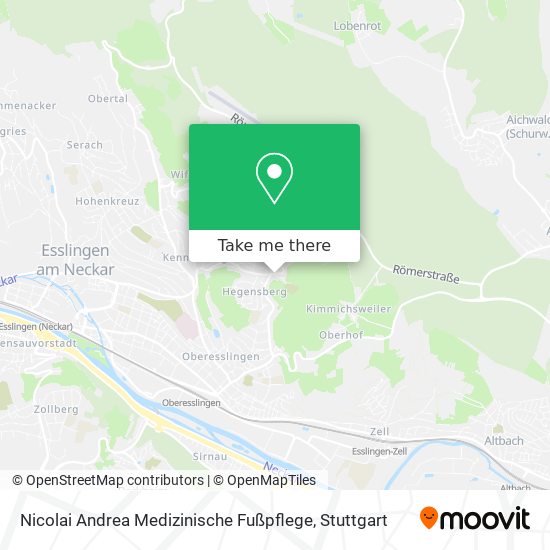 Карта Nicolai Andrea Medizinische Fußpflege
