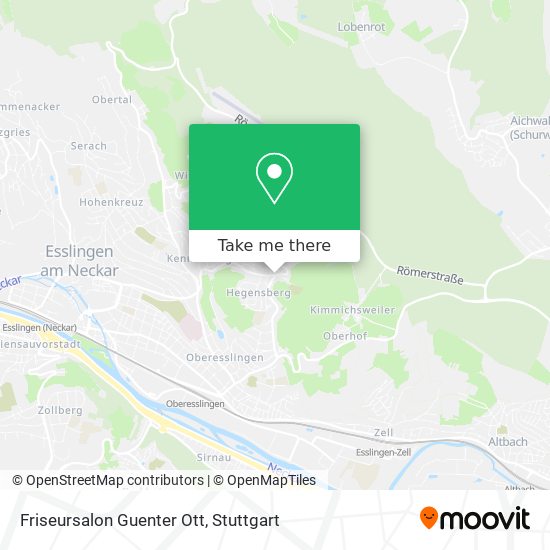 Friseursalon Guenter Ott map